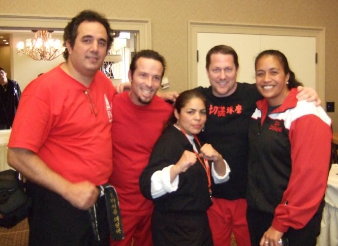 Great friends, Sifu Jay Perry, GM Rubie Navarro, Master Schleeter and Sifu Serene